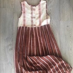 ace&jig cliff dress in spice/souk (s)